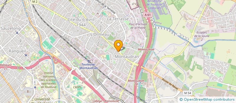 localisation de l'entreprise LA CLEF DE SOL à TOULOUSE