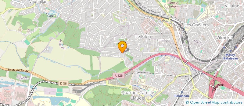 localisation de l'entreprise LA CLEF DE VOUTE à PALAISEAU