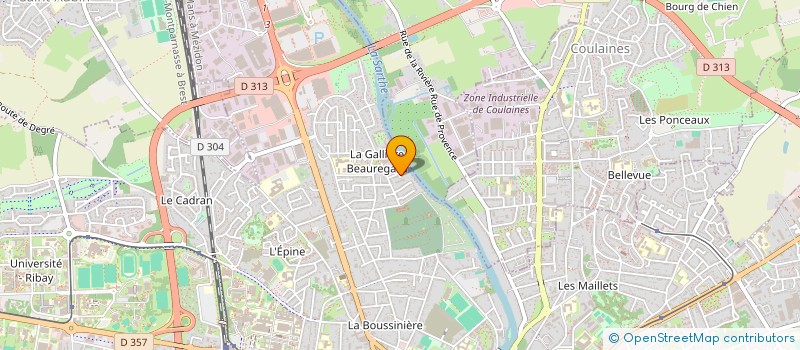 localisation de l'entreprise LA CLEF DES ANGES  LE MANS
