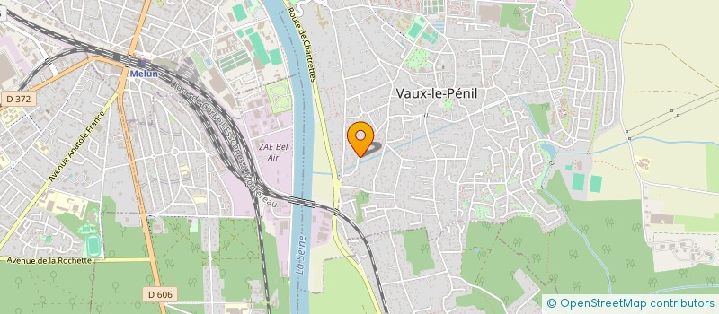 localisation de l'entreprise LA CLEF DES ARTS à VAUX-LE-PENIL