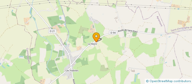 localisation de l'entreprise LA CLEF DES CHAMPS à SAINT-MAIXENT-SUR-VIE