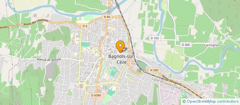 localisation de l'entreprise LA CLEF DES CHAMPS à BAGNOLS-SUR-CEZE