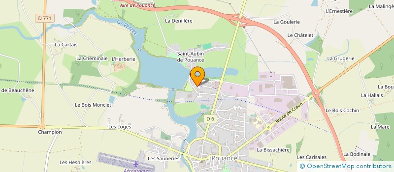 localisation de l'entreprise LA CLEF DES CHAMPS à OMBREE D'ANJOU