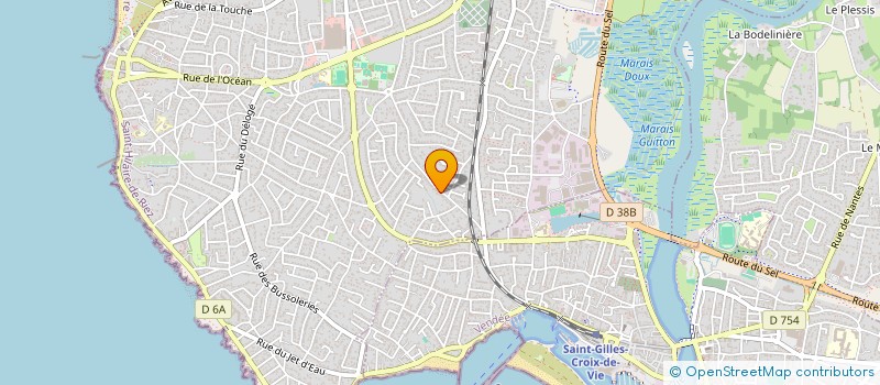 localisation de l'entreprise LA CLEF DES CHANTS  SAINT-HILAIRE-DE-RIEZ