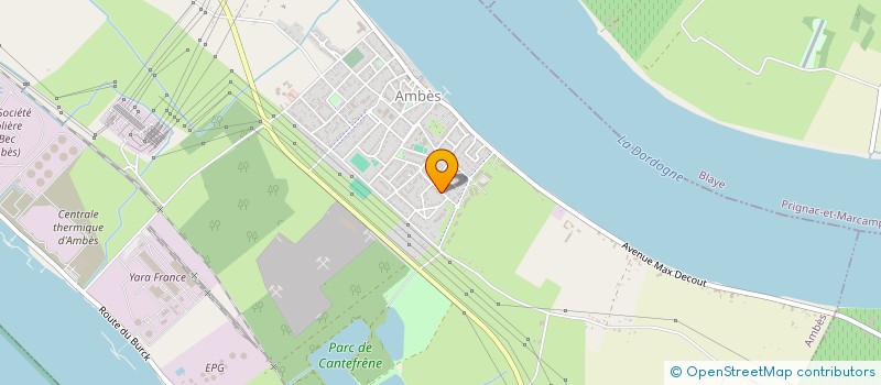 localisation de l'entreprise LA CLEF DES CHANTS  AMBES