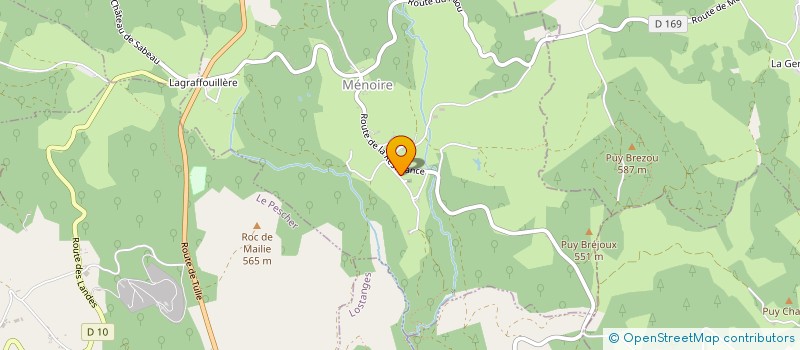 localisation de l'entreprise LA CLEF DES CHANTS  MENOIRE