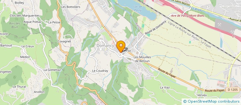 localisation de l'entreprise LA CLEF DES CHANTS  DOMANCY