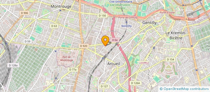 localisation de l'entreprise LA CLEF DES SONS  ARCUEIL