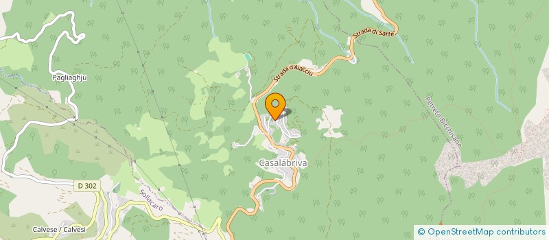 localisation de l'entreprise LA CLEF DES VENTS à CASALABRIVA