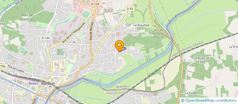 localisation de l'entreprise LA CLEF DU BONHEUR à REDON