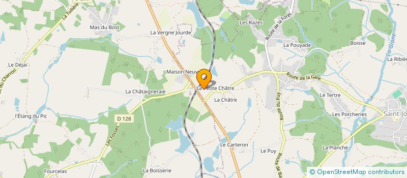 localisation de l'entreprise LA CLEF DU BONHEUR à SAINT-JOUVENT