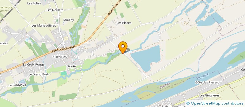 localisation de l'entreprise LA CLEF DU CHANT  SUEVRES