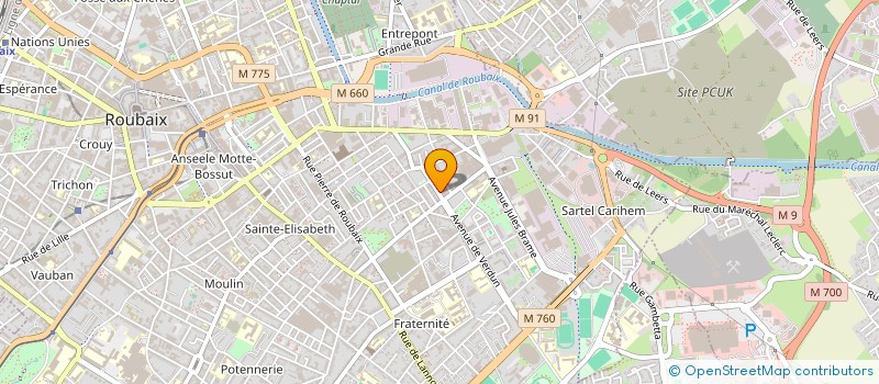 localisation de l'entreprise LA CLEF DU DESORDRE  ROUBAIX