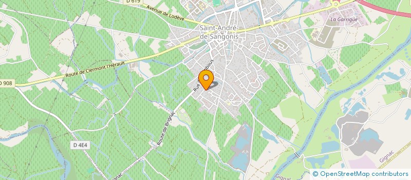 localisation de l'entreprise LA CLEF DU SOLEIL  SAINT-ANDRE-DE-SANGONIS