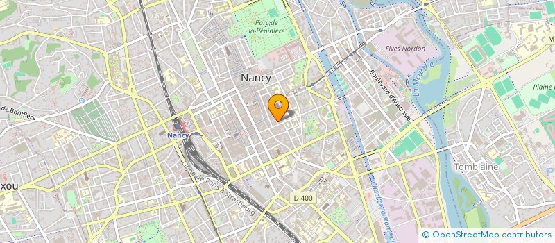 localisation de l'entreprise LA CLEF DU VELO à NANCY