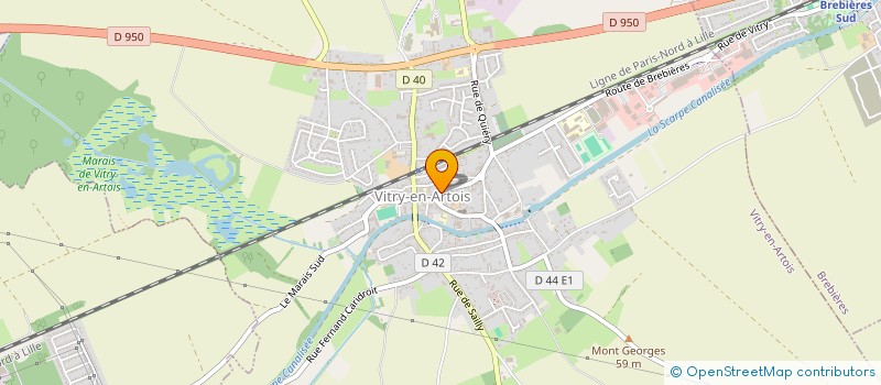 localisation de l'entreprise LA CLEF GOURMANDE  VITRY-EN-ARTOIS