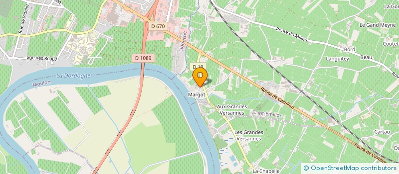 localisation de l'entreprise LA CLEF LEO  SAINT-EMILION