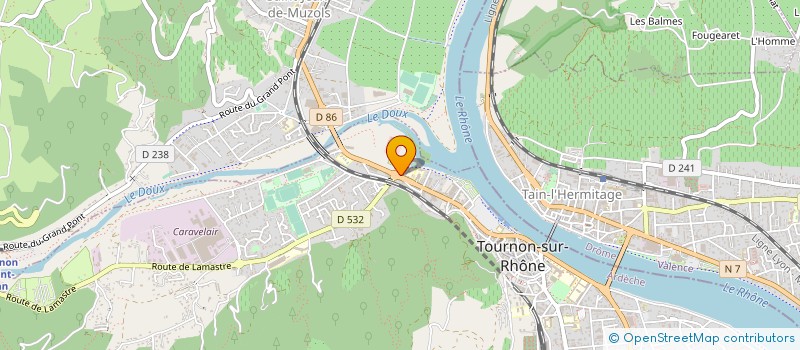localisation de l'entreprise LA CLEF TOURNONAISE à TOURNON-SUR-RHONE