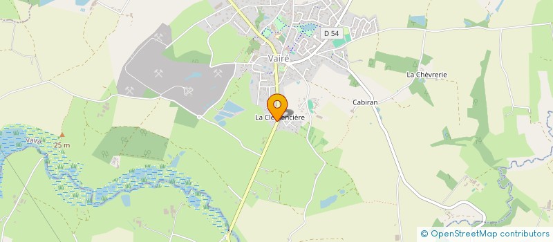 localisation de l'entreprise LA CLEMENCIERE à SAINT-HILAIRE-DE-RIEZ