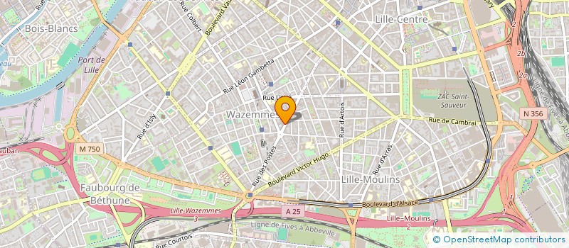 localisation de l'entreprise LA CLENCHE à LILLE
