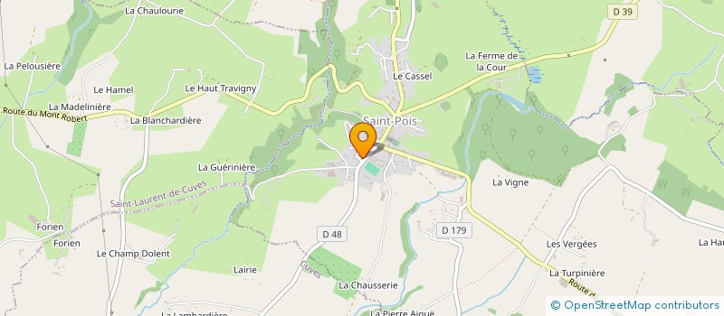 localisation de l'entreprise LA CLENCHE  BESNEVILLE