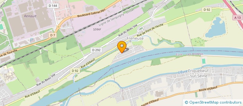 localisation de l'entreprise LA CLEONNAISE  FRENEUSE