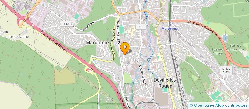 localisation de l'entreprise LA CLERETTE II  MAROMME