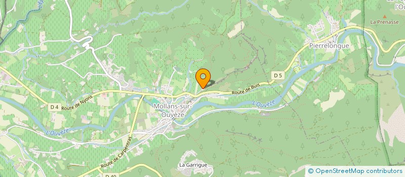 localisation de l'entreprise LA CLERY  MOLLANS-SUR-OUVEZE