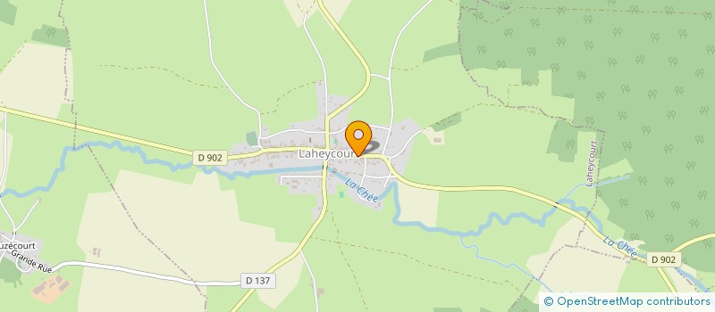 localisation de l'entreprise LA CLES DES SPORTS ET DES LOISIRS DE LAHEYCOURT à LAHEYCOURT
