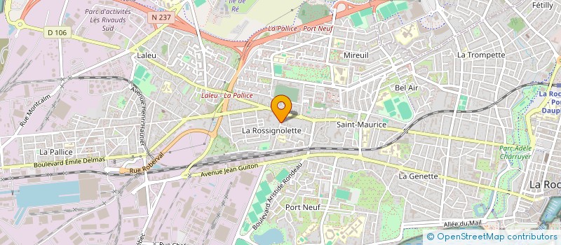 localisation de l'entreprise LA CLEYDE  LA ROCHELLE