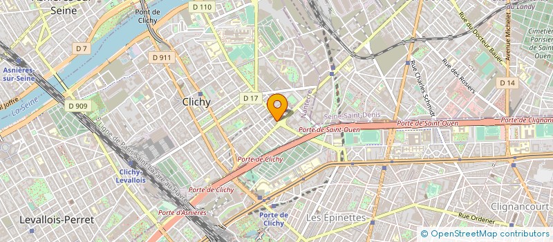 localisation de l'entreprise LA CLICHOISE à CLICHY