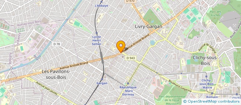 localisation de l'entreprise LA CLINIC PARIS  LIVRY-GARGAN