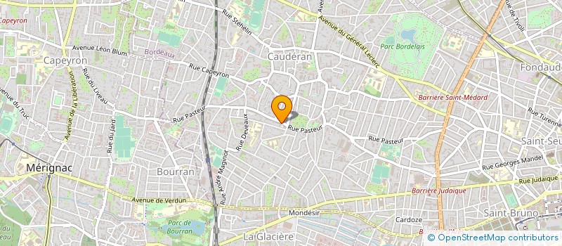 localisation de l'entreprise LA CLINICA à BORDEAUX