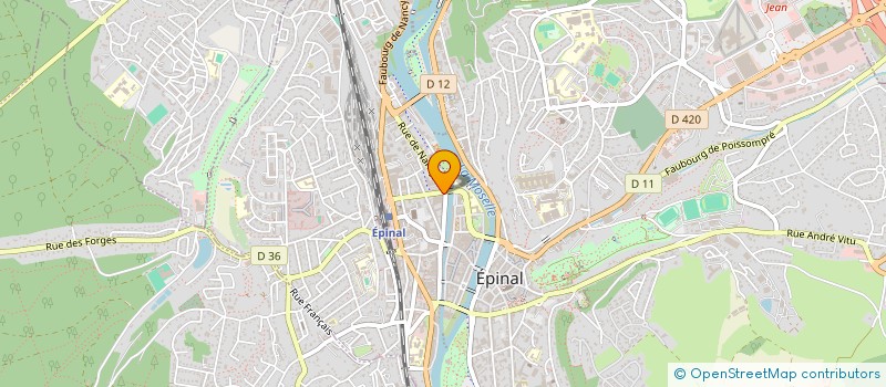 localisation de l'entreprise LA CLINIK  EPINAL