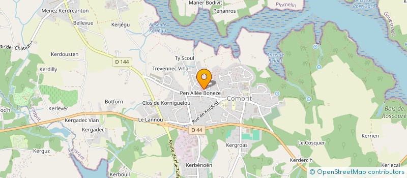 localisation de l'entreprise LA CLINIK'AUTO  ERGUE-GABERIC