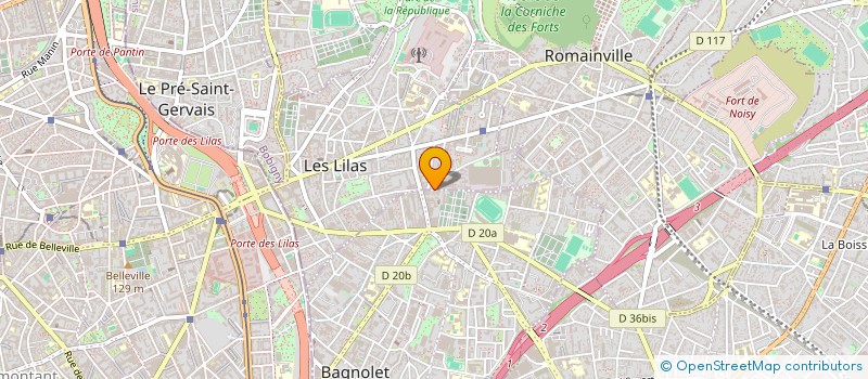 localisation de l'entreprise LA CLINIQUE DE L'AUTOMOBILE à BAGNOLET