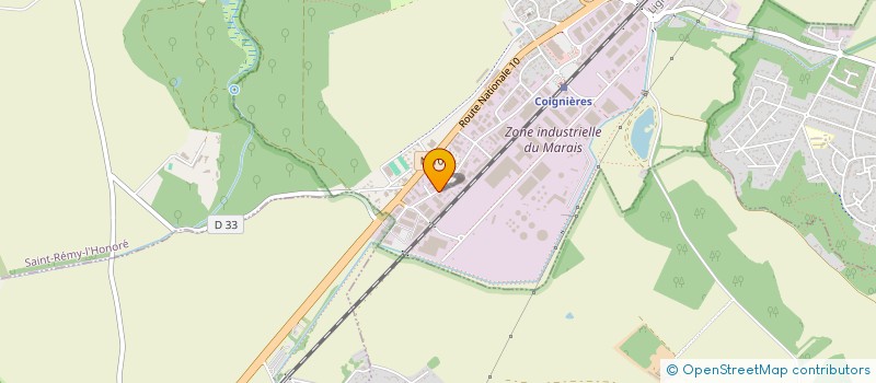 localisation de l'entreprise LA CLINIQUE DE L'AUTOMOBILE à COIGNIERES