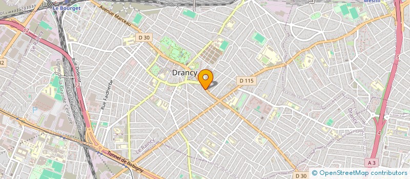 localisation de l'entreprise LA CLINIQUE DE L'OR  DRANCY