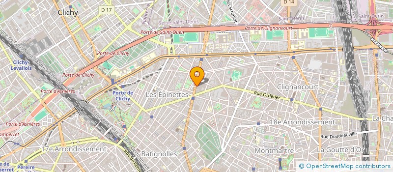localisation de l'entreprise LA CLINIQUE DE LA CHAUSSURE à PARIS
