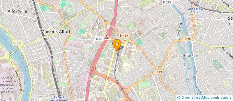 localisation de l'entreprise LA CLINIQUE DE LA PERRUQUE à CRETEIL