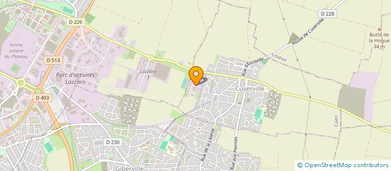 localisation de l'entreprise LA CLINIQUE DES MEUBLES  CUVERVILLE