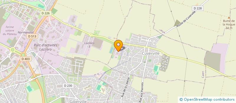 localisation de l'entreprise LA CLINIQUE DU MEUBLE  CUVERVILLE