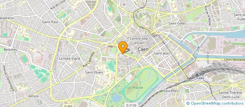 localisation de l'entreprise LA CLINIQUE DU MONDE à CAEN
