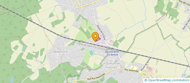 localisation de l'entreprise LA CLINIQUE DU MOTARD  GARANCIERES