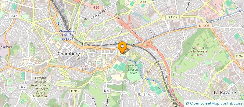 localisation de l'entreprise LA CLINIQUE DU PIGMENT à CHAMBERY