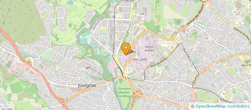 localisation de l'entreprise LA CLINIQUE DU TOIT à MONTPELLIER