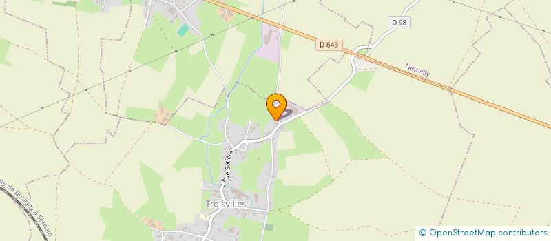 localisation de l'entreprise LA CLINIQUE DU TRANSPORT  TROISVILLES