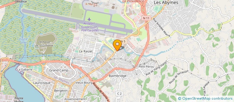 localisation de l'entreprise LA CLINIQUE ELECTRONIQUE à LES ABYMES