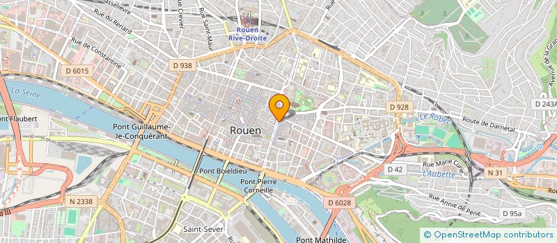 localisation de l'entreprise LA CLINIQUE HORLOGERE à ROUEN