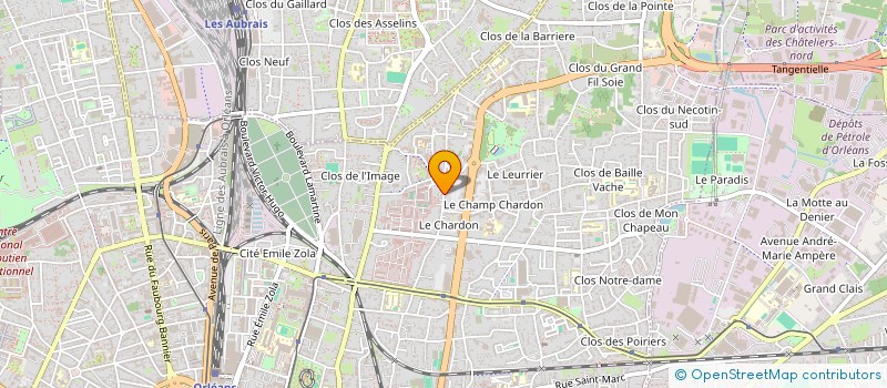 localisation de l'entreprise LA CLIQUE à ORLEANS